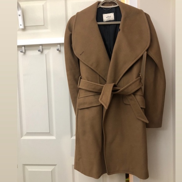 Aritzia Jackets & Blazers - Wilfred Coat Camel